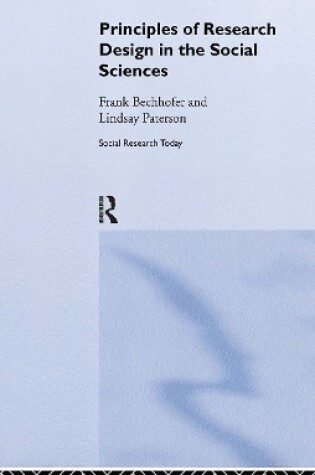 Cover of Principles of Research Design in the Social Sciences