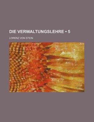 Book cover for Die Verwaltungslehre (5)