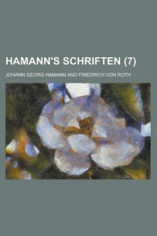 Cover of Hamann's Schriften (7 )