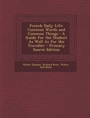 Book cover for French Daily Life