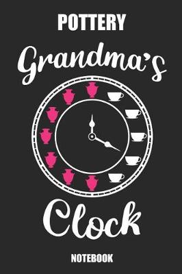 Book cover for Pottery Grandmas Clock Notebook