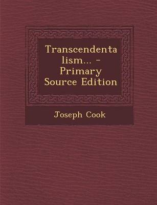 Book cover for Transcendentalism... - Primary Source Edition