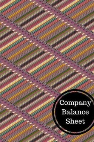 Cover of Company Balance Sheet