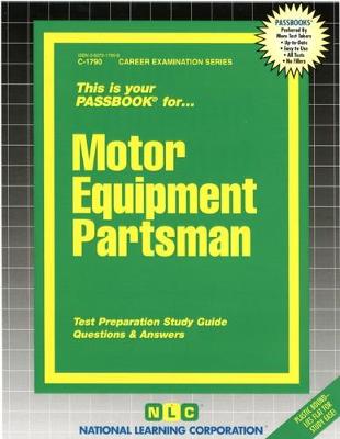 Book cover for Motor Equipment Partsman