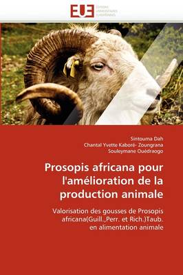 Cover of Prosopis Africana Pour l''am lioration de la Production Animale