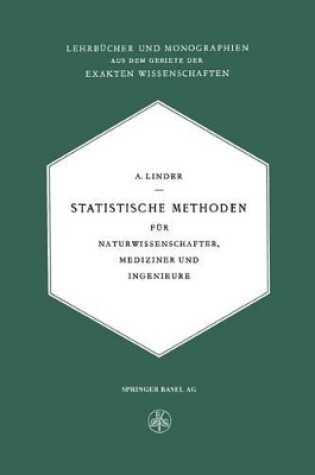 Cover of Statistische Methoden