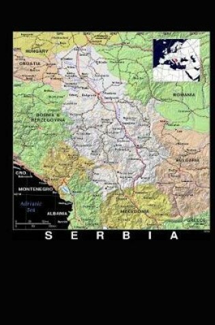 Cover of Modern Day Map of Serbia Journal