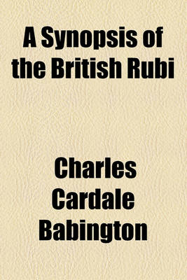 Book cover for A Synopsis of the British Rubi