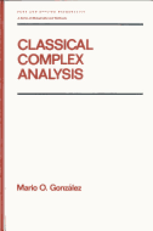Cover of Classical Complex Analysis