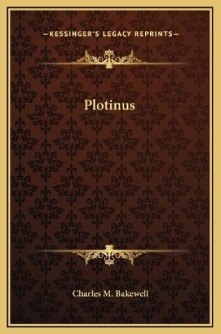 Cover of Plotinus