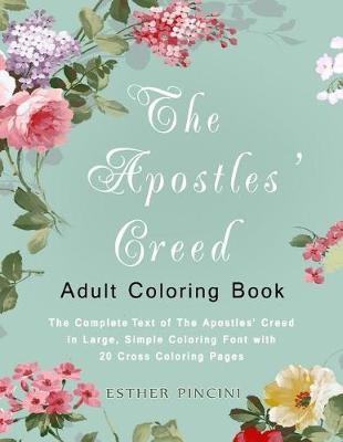 Book cover for The Apostles' Creed Adult Coloring Book