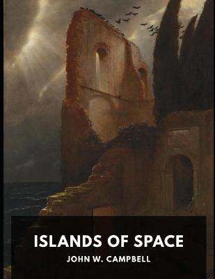 Book cover for Islands of Space annotated