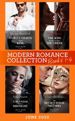 Book cover for Modern Romance June 2022 Books 1-4