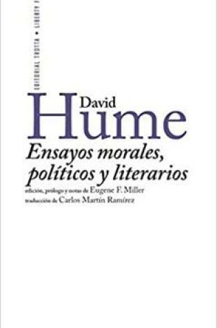 Cover of Ensayos Morales, Politicos Y Literarios