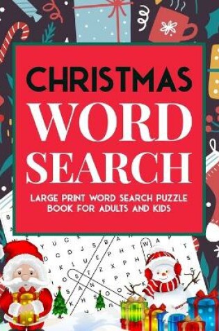 Cover of Christmas Word Search Puzzle Book