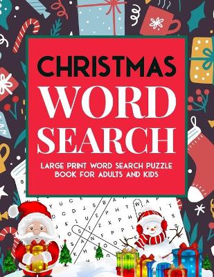 Book cover for Christmas Word Search Puzzle Book