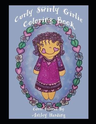 Book cover for Curly Swirly Girlie Coloring Book