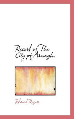Cover of Record of the City of Armagh.