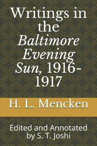 Cover of Writings in the Baltimore Evening Sun, 1916-1917