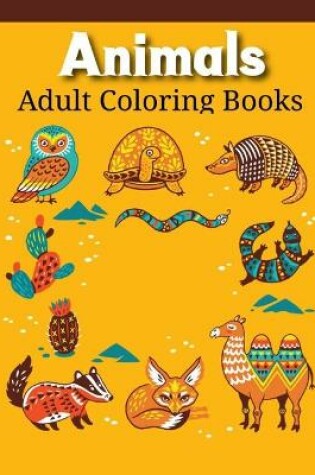 Cover of Animals Adult Coloring Books