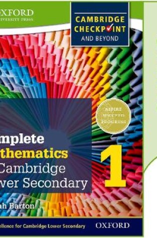 Cover of Complete Mathematics for Cambridge Lower Secondary Book 1