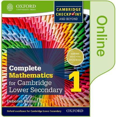 Book cover for Complete Mathematics for Cambridge Lower Secondary Book 1
