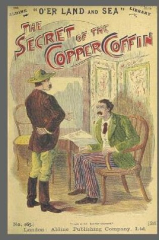 Cover of Journal Vintage Penny Dreadful Book Cover Reproduction Secret of the Copper Coffin