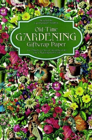 Cover of Old-Time Gardening Giftwrap Paper