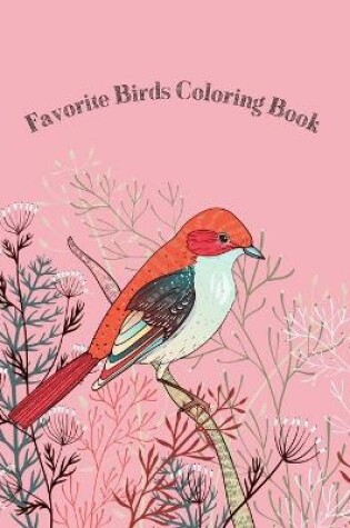 Cover of Favorite Birds Coloring Book