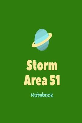 Book cover for Storm Area 51 Notebook