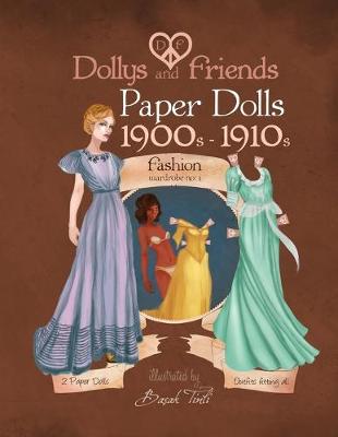 Book cover for Dollys and Friends paper dolls