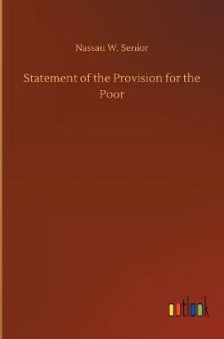 Cover of Statement of the Provision for the Poor