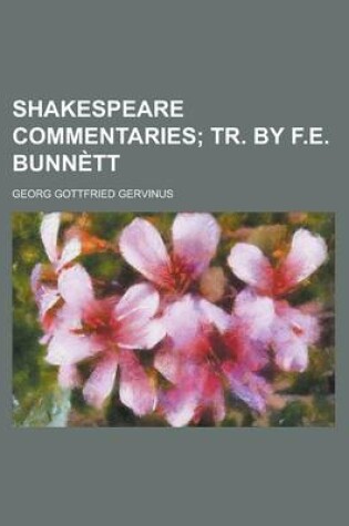 Cover of Shakespeare Commentaries