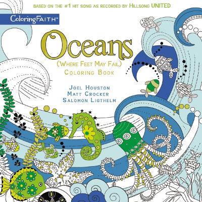 Book cover for Oceans Adult Coloring Book