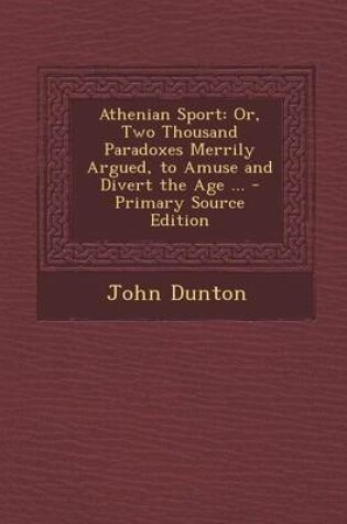 Cover of Athenian Sport