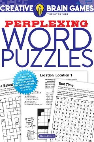 Cover of Creative Brain Games Perplexing Word Puzzles