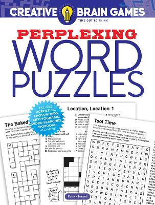 Book cover for Creative Brain Games Perplexing Word Puzzles