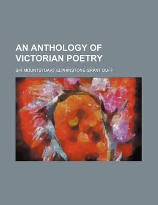 Book cover for An Anthology of Victorian Poetry