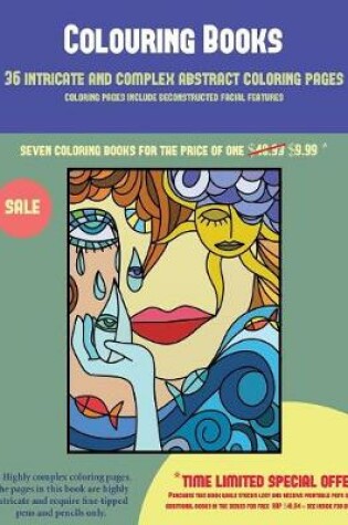 Cover of Colouring Books (36 intricate and complex abstract coloring pages)
