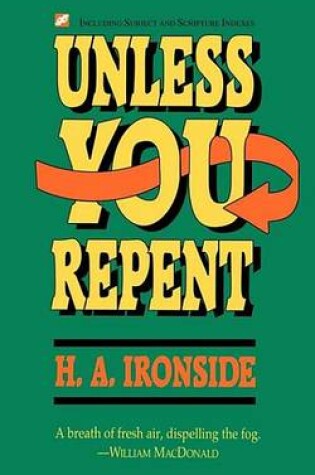 Cover of Unless You Repent