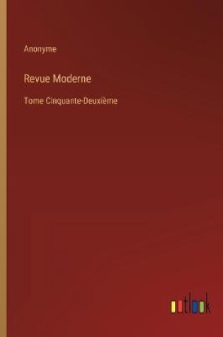 Cover of Revue Moderne