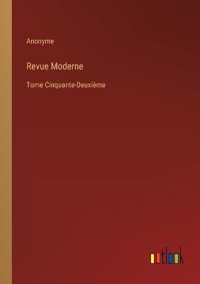 Book cover for Revue Moderne