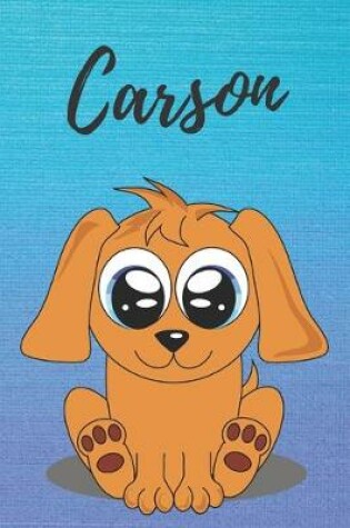 Cover of Carson dog coloring book / notebook / journal / diary