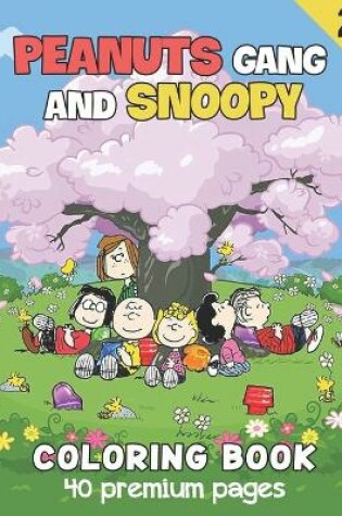 Cover of Peanuts Gang And Snoopy Coloring Book Vol2