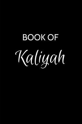 Book cover for Book of Kaliyah