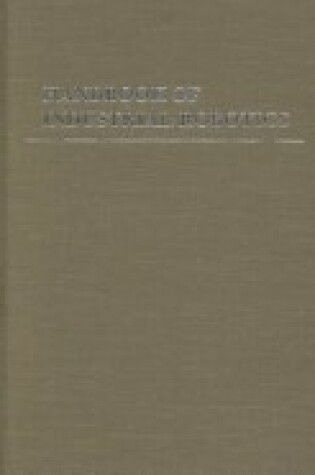 Cover of Handbook of Industrial Robotics