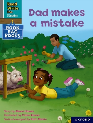 Book cover for Read Write Inc. Phonics: Dad makes a mistake (Grey Set 7 Book Bag Book 6)