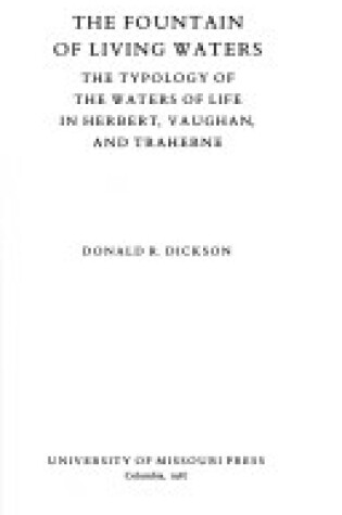 Cover of The Fountain of Living Waters