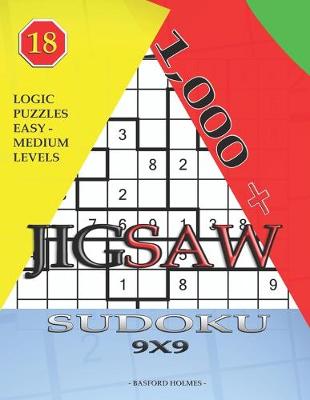 Book cover for 1,000 + sudoku jigsaw 9x9