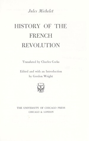 Cover of History of the French Revolution